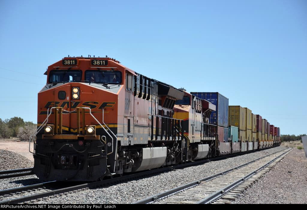 Stack train climbs west